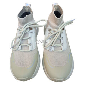 Vessi Stormburst Womens 8 Boreal Green High Top Waterproof Knit Sneaker Boot